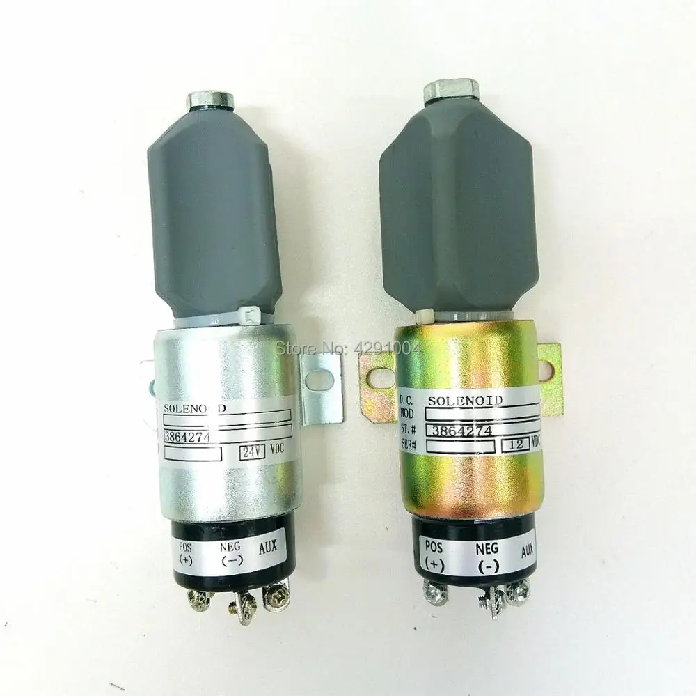 3864274 12V 24V 1751-2467UIBIS5A остановочный соленоид отключения топливный насос для двигателя