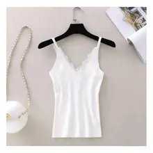 Летний топ из вязаного цветочного кружева с v-образным вырезом, вязанный короткий приталенный Топ, рубашка, трендовая майка