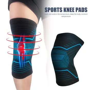 

New Fashionable Knee Leg Protector Breathable Slip-proof Leg Protector Nylon Support Gym Sports Running Knee Pad Sleeve