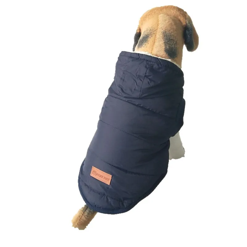 Хлопковая одежда для собак, зимняя теплая куртка с капюшоном для собак, жилет для чихуахуа, французский бульдог, мопс, одежда для щенков, кошек