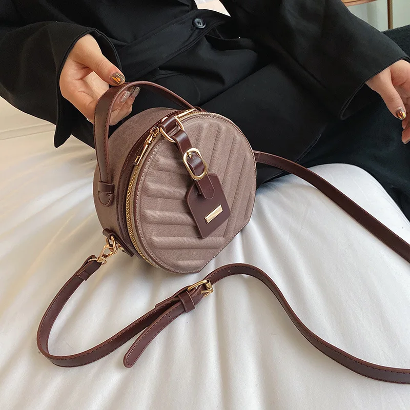 Woman Round Clutch Shoulder Bag 2019 Ladies Hand Bags High Quality Leather Women Sac Bolsas De Mujer Black White Handbag | Багаж и сумки