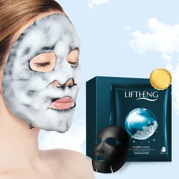 

Black Sea Salt Pure Moisturizing Bubble Facial Mask Oil Control Skin Rejuvenation Shrink Pore Foam Mask