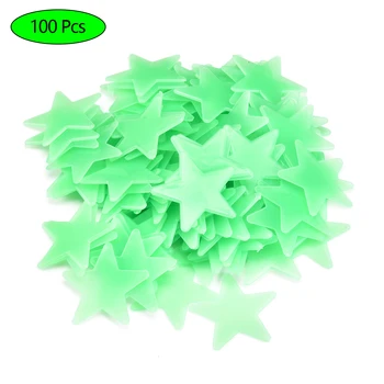 

Household PVC Star Wall Stickers Stereo Luminous Fluorescent Decoration Stickers