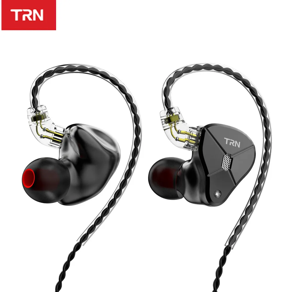 TRN BA5 5BA драйвер Untis металлические наушники в ухо IEM HIFI монитор Бег Спорт гарнитура сценическое разрешение Съемная 2Pin