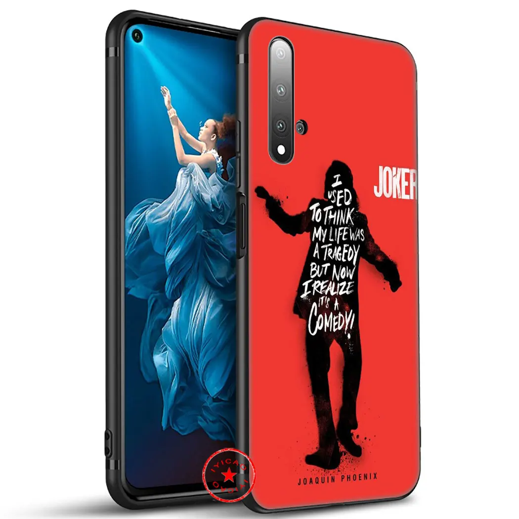 4 Хоакина Феникса "Джокер", мягкий силиконовый чехол для Honor вид 20 8C 8X8 9 10 Lite 6A 7C 7X 7A 9X20 Pro Note 10 чехол - Цвет: 4