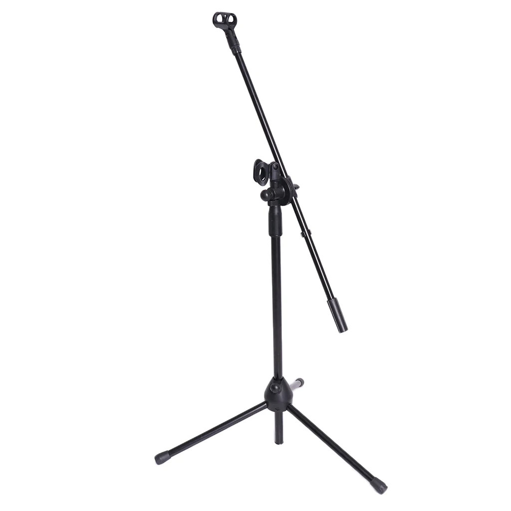 

Folding Type Mic Clip Microphone Stand with Boom Arm Tripod for School Parts