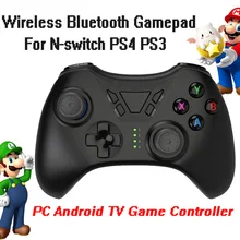 Беспроводной Bluetooth 3,0 игровой коврик портативная мини игровая консоль двойной вибратор N-switch PS4 PS3 PC Android tv игровой контроллер геймпад