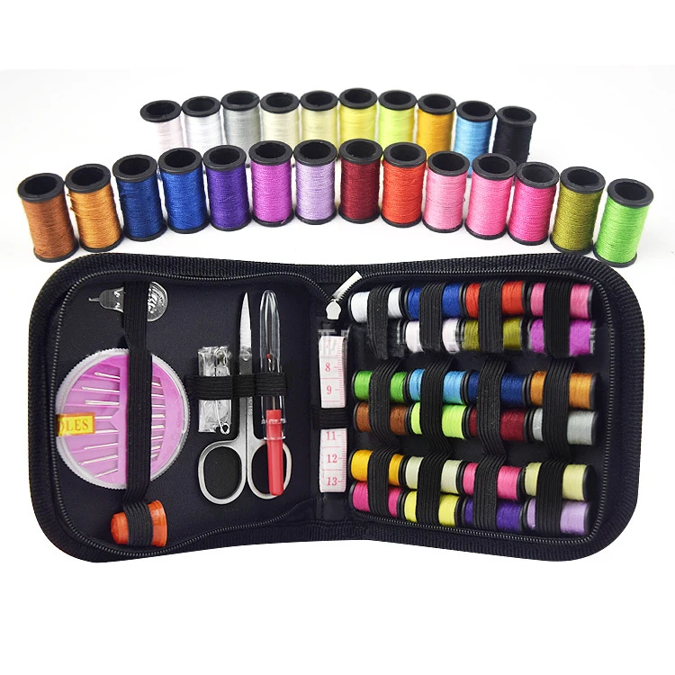 Travel Sewing Kit 27 Sets Bags Needle Thread Bag Filled With Scissors Needle Thread DIY Household Embroidery Accessories