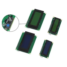 1 conjunto 2004 + tela lcd iic/i2c, 2004 20x4/1602, 16x2, personagem, display lcd módulo hd44780 controlador azul luz de fundo da tela