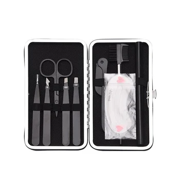 

9pcs/Set Stainless Steel + Carbon Steel Eyebrow Trimmer Suit Stereoscopic Cutting Eyebrow Skin Care Beauty Eyebrow Suit