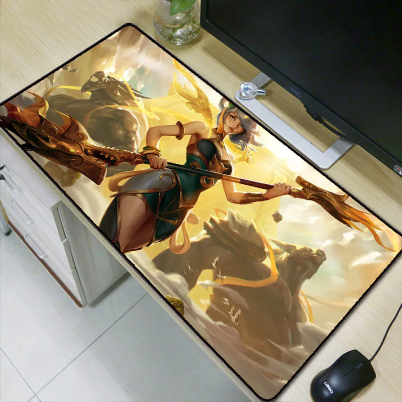  Laumans Speed Version Large Gaming Mouse Pad Lock Edge Mouse Mat for Laptop Computer Desk Pad Keybo