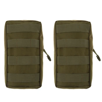 

Tactical MOLLE Modular Utility Pouch Military Accessory Bag Green