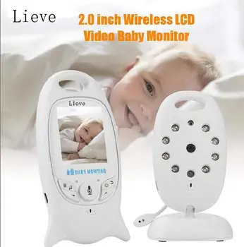 

Lieve VB601 wireless video baby monitor color security camera 2 way night vision infrared LED temperature monitoring 8 lullaby