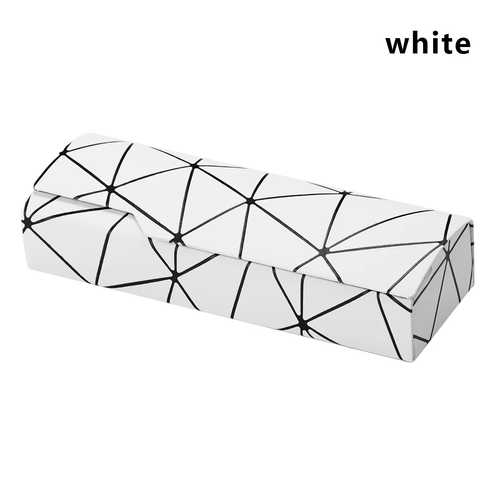 white Горячая Новинка 1 шт унисекс портативная коробка для очков Модные прямоугольные очки для чтения солнцезащитные очки защитный чехол Защита для очков - Цвет: white
