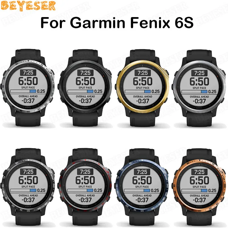 For Garmin Fenix 6S/Fenix 6S Pro/Fenix Sapphire Styling Cover Ring Anti-scratch Protection Watch Dial Metal Bezel | Электроника