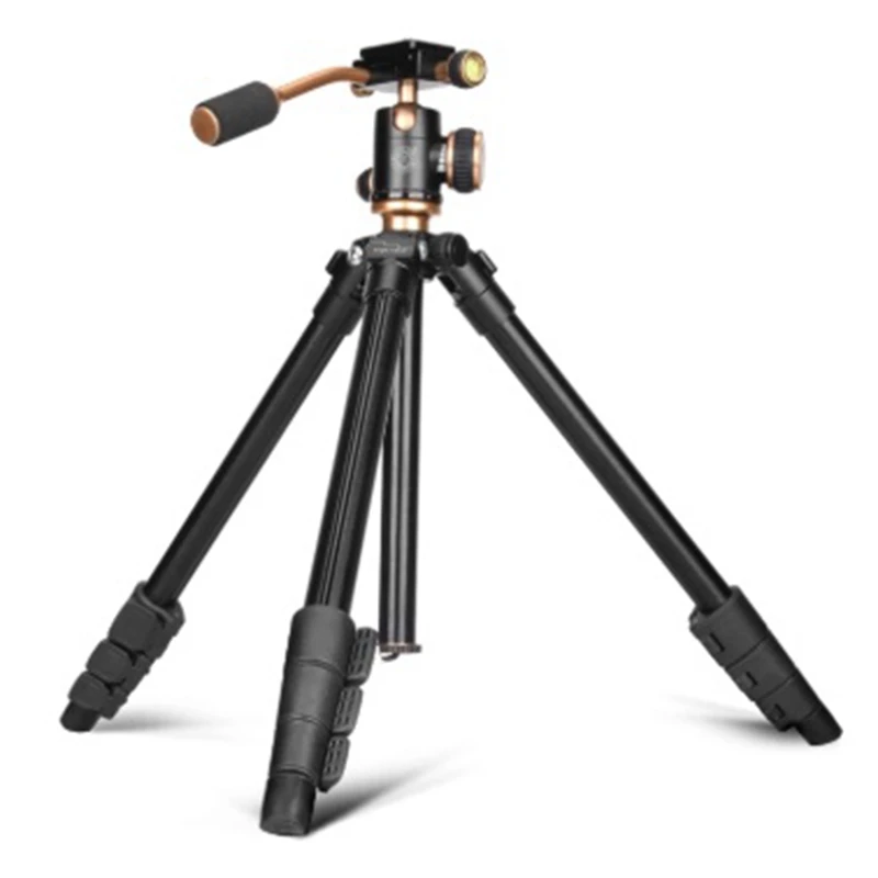Q160 Professional Travel Camera Tripod Ball Head Handle Pan Head Compatibility for Digital Camera