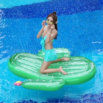 

cactus inflatable floating row summer beach swimming water hammock floating bed lounge chair relax air mattresses for pool hot