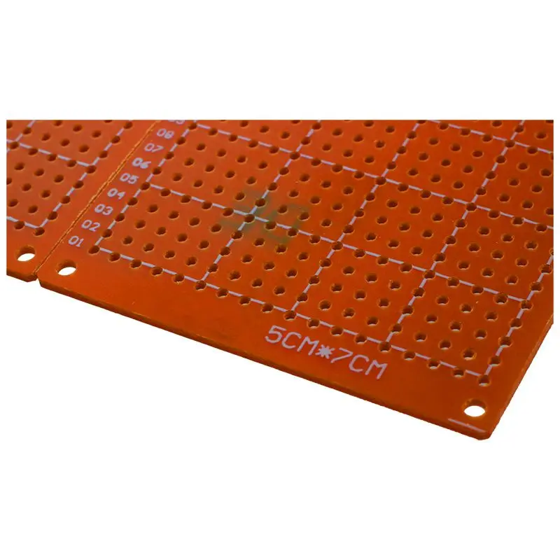 20 шт. сварочные готовые PCB прототип для печатных плат DIY 5x7 см медь