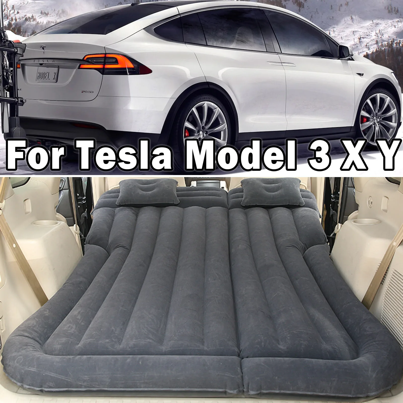 Tesla Modell y/3 Auto Matratze tragbare Klapp matratze Outdoor Camping  Reise Memory Baumwolle Schlaf bett - AliExpress