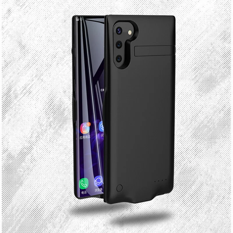 6800 мАч чехол для зарядного устройства для samsung Galaxy Note 10 Plus, портативная большая емкость, быстрая зарядка, Дополнительный внешний аккумулятор с зажимом