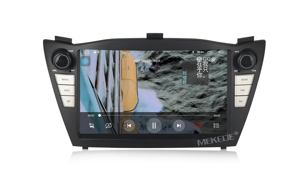 MEKEDE Android 9 2din автомобильный радиоприемник для 2009 2010 2011 2012- hyundai IX35 GPS; Мультимедийный проигрыватель с Bluetooth WI-FI OBD2