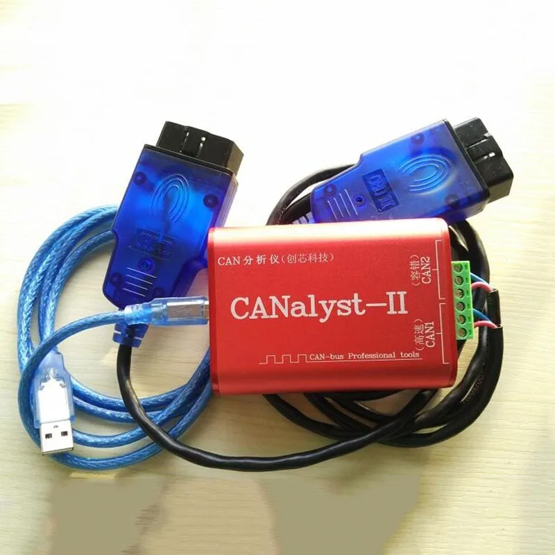 

USB to CAN Analyzer CAN Bus Analyzer Tool For ZLG CANalyst-II Top Version w/ Fault Tolerant CAN