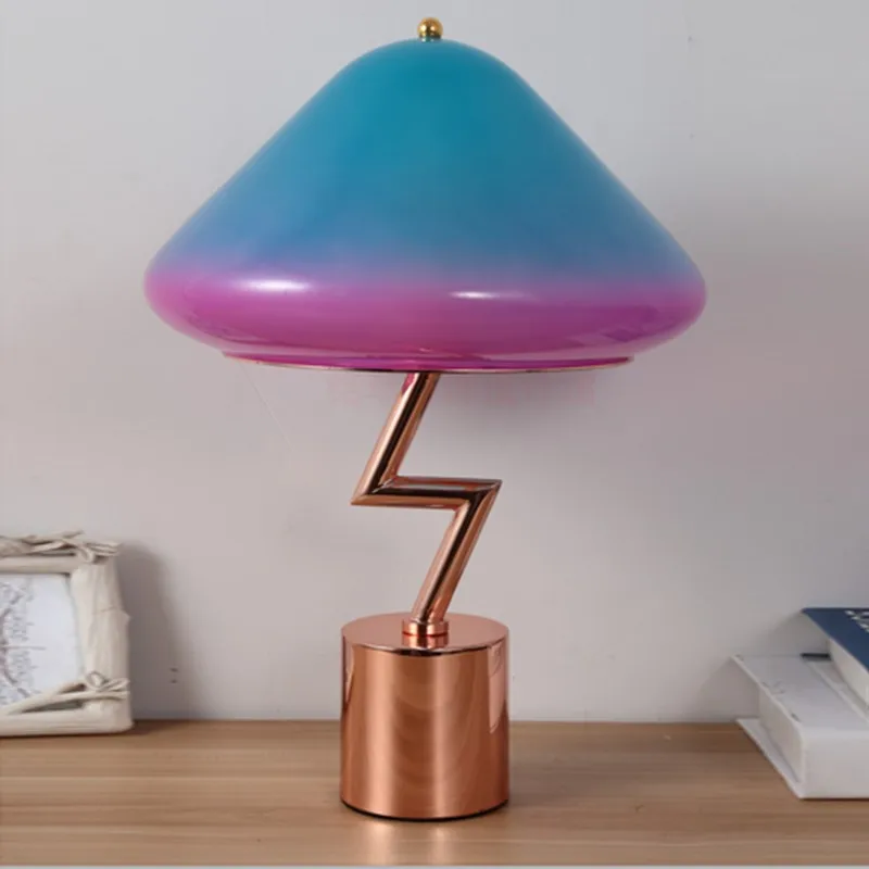 Colorful Desk Lamp Modern Table LED Table Lamp 86 220V Living Room Desk