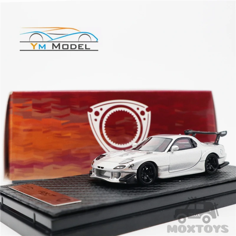 YM модель 1:64 Mazda RX-7Amemiya Widebody симфонические цвета единороги автомобиля из смолы |