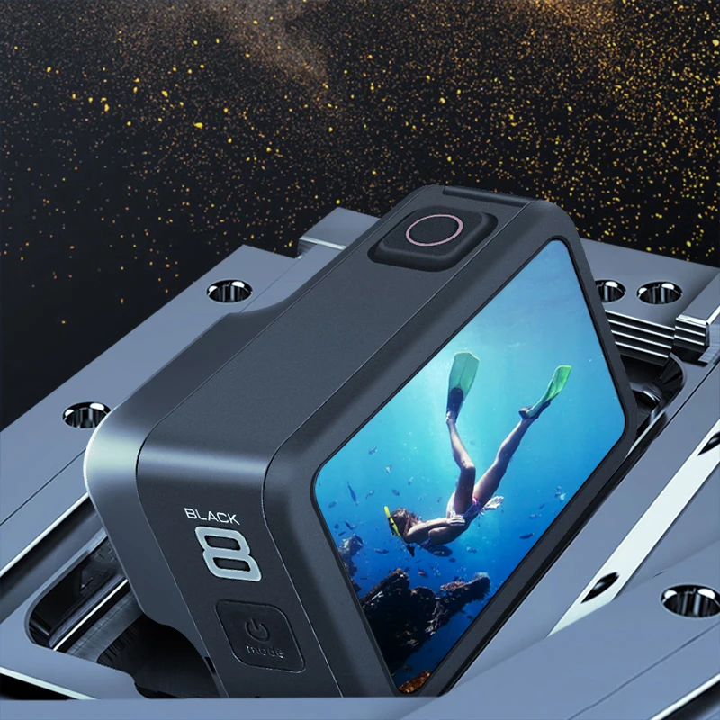 Новинка, подводный защитный чехол для Gopro Hero 8, черный, для дайвинга, 45 м, водонепроницаемый чехол, крепление для экшн-камеры