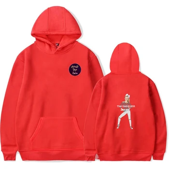 

JOJO SIWA Red Hoodies Women Men Sweatshirts New Spring Autumn Hoodie Casual Hip Hop Girls Hooded JOJO SIWA pullovers Streewear