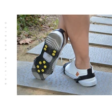 Шипы для гольфа для обуви, регулируемые противоскользящие, накладка на подошву для альпинизма, пешего туризма, ледовой рыбалки, безопасные аксессуары, противоскользящие ледоступы