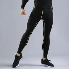 Компрессионные Мужские штаны для спортзала, леггинсы, носки для мужчин, для бега, тренировки, спортивные, быстросохнущие, для фитнеса, сухой, подходят, длинные, для бега, черные