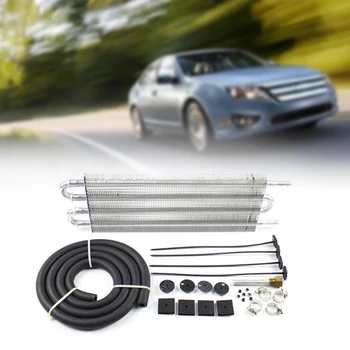 

Hot New Car 4 Row Remote Transmission Oil Cooler Kit Auto-Manual Radiator Converter Automotive Aluminum alloy Oil Cooler