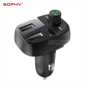 

12V 2.4A Car MP3 Player Cigarette Lighter USB Charger Adapter with FM transmitter USB Power Supply