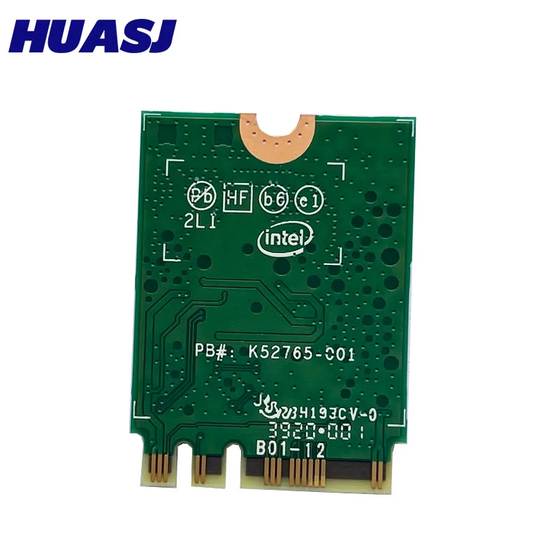 Huasj Wifi Ax210 Wifi 6e Ax210ngw M.2 Ngff 2400mbps para Intel 2.4ghz 5g 802.11ax Bluetooth 5.2 Ax200 Placas de rede - Imagem 3