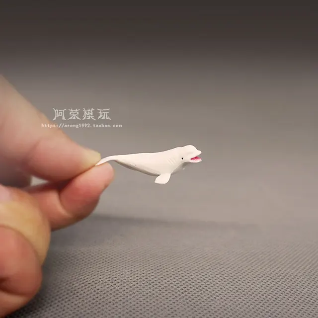 Simulation Ocean Animal Model Small Beluga Sperm Whale Sea Turtle Aquarium Miniature Decor Fish Tank Accessories Figurines Toys 4
