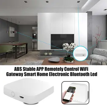 

Fashion Electronic Mini Hub APP Stable Smart Home ABS Led WiFi Gateway Bluetooth Wireless Remotely Control Door Lock