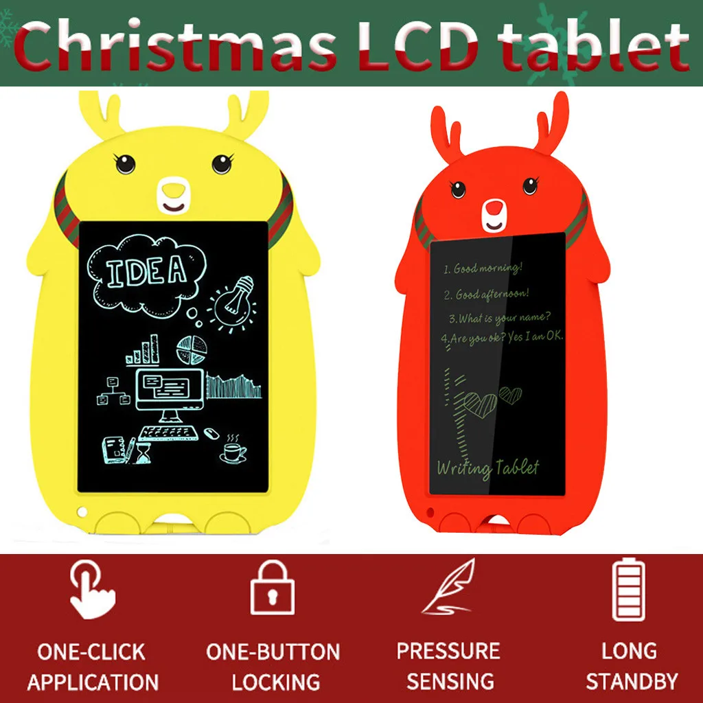 Веселые детские игрушки 8,5 дюймов lcd каракули доска для рисования для детей Обучающие подарки на день рождения и Рождество