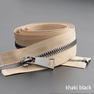 5# Meetee 85 см 5# металлическая молния размыкающаяся змейка куртка закрытие одежды швейная молния золото серебро черный для одежды аксессуары