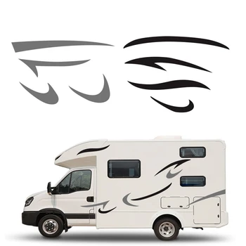 

Car Body Stripes Sticker Vinyl Film Ie Decals Stickers for Motorhome Caravan Travel Trailer Camper Van