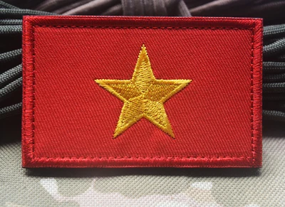 China Flagge Patch – Bestickt, 9 X 6 Cm, Zum Aufnähen Oder Aufbügeln, Exklusiv Bei 1000 Flaggen