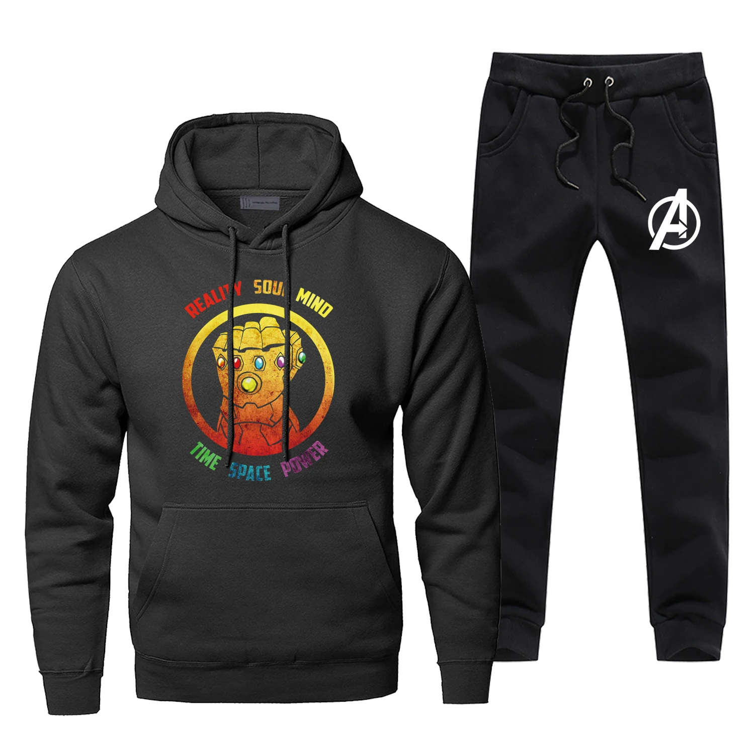 

Infinity Gauntlet Hoodie Pants Set Men Sweatshirt Avengers Thanos Male Hoodies Sweatshirts Mens Sets 2 Piece Pant Pullover Coat