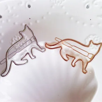 

Cute Cat Hair Clips Animal Hollow Cat Hairclip Hairpins For Girls Silver Gold Korean Hairgrip Hair Accessories New Arrival