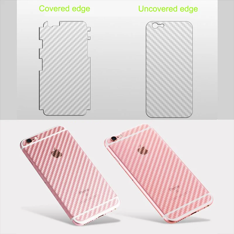 Наклейки из углеродного волокна на заднюю панель для Apple iPhone XR X XS MAX 6 6S 7 8 Plus, аксессуары для iPhone 11 Pro Max