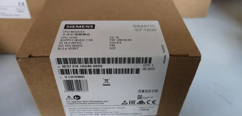Оригинальный 6ES7214-1AG40-0XB0 S7-1200 CPU 1214C PLC модуль | Инструменты