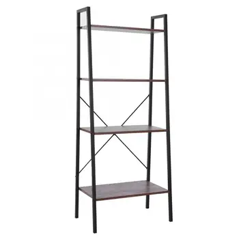 

4 Tier Shelf Ladder Bookcase Shelves Multifunctional Storage Rack for Home Living Room Bedroom Bathroom