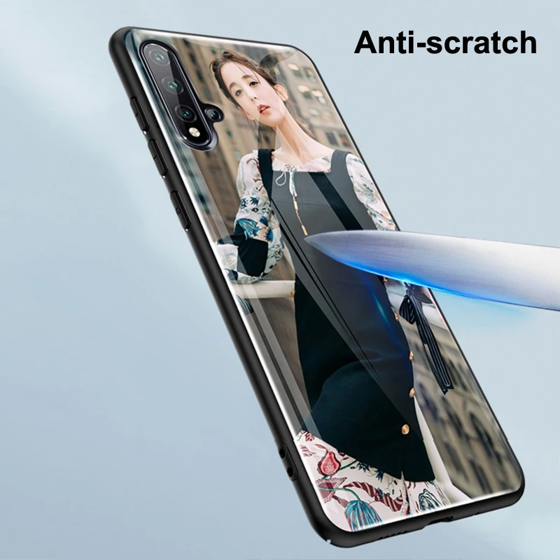 DIY закаленное Стекло чехол для samsung Galaxy Note 10 плюс 5G 9 8 S10 S9 S8 S7 край A10 A30 A50 A70 A90 M30S пользовательские нанесения собственной фотографии логотипа