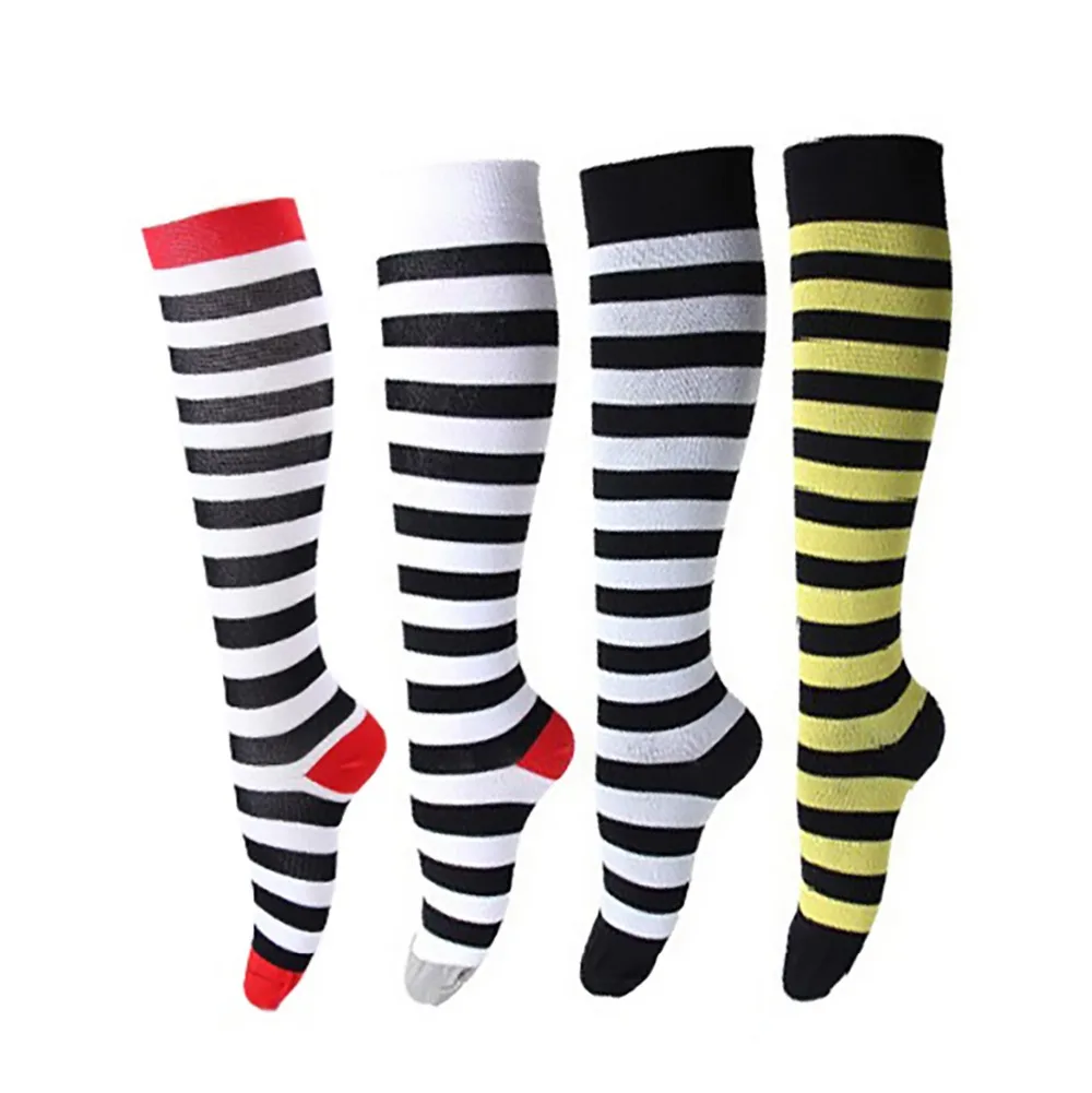 Funny Socks Women Men Sports Compression Stocking Christmas Leg Pressure Running Soccer Cycling Basketball Compress Socks