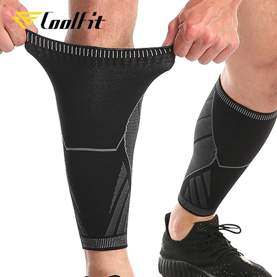 CoolFit/1 пара компрессионных голени с рукавом для волейбола мужские эластичные