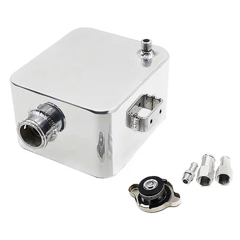 

Car Modification Accessories, 2.5L General Aluminum Alloy Header Expansion Water Tank, Cooling Water Bottle